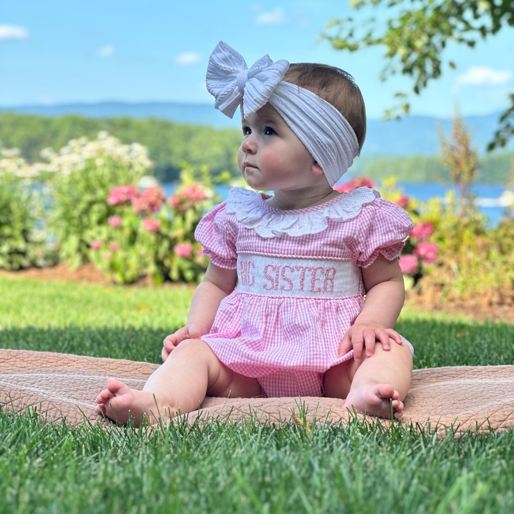 Smocked Big Sister Bubble